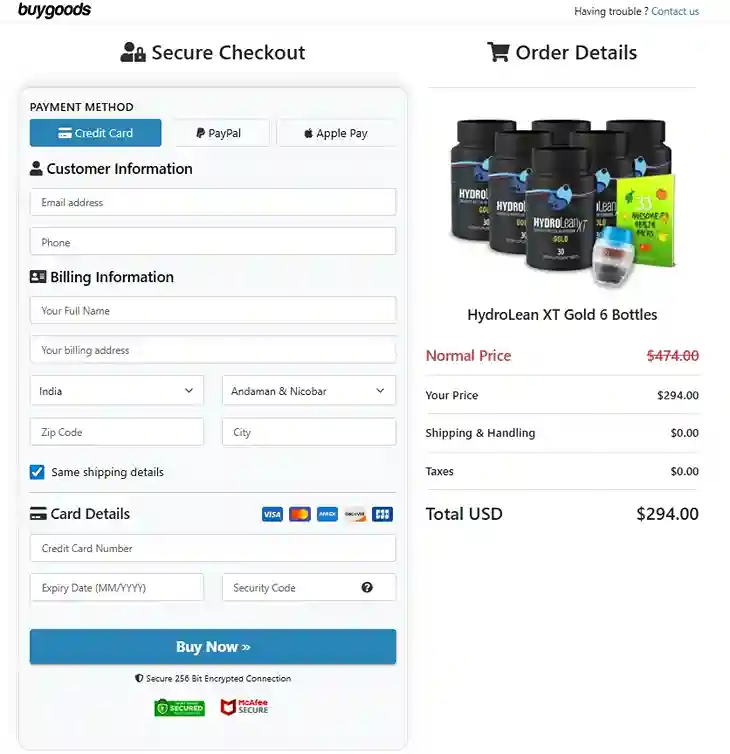 Ikaria Lean Belly Juice HydroLean XT Order Page